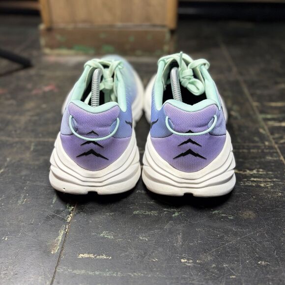 Hoka One One Rincon 3 Size 9B Womens Blue Running Sneakers (1119396 SOAB) - Picture 4 of 6